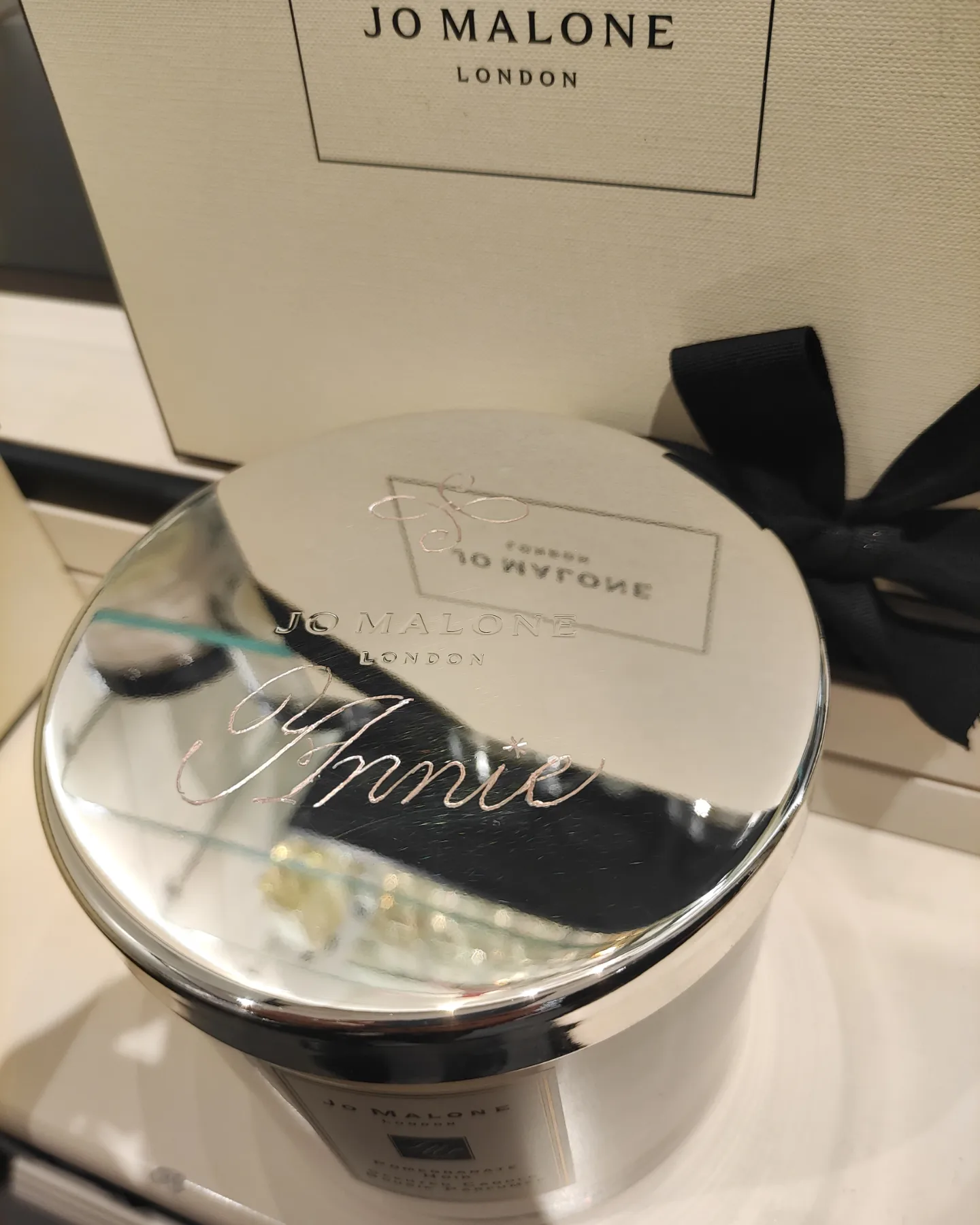 Engraving Jo Malone